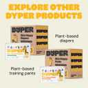 DYPER Baby Diapers Size 5 (20 Count)  Plant-Based, Hypoallergenic, Fragrance-Free & Ultra Absorbent Disposable Diapers for Day and Overnight Skin Protection, Single Pack Size 5 Diapers