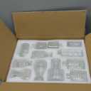 RUCKAE Small Clear Bud Vases Bulk 12 Pack Mini Flower Glass Vases for Centerpiece Table Wedding Decorations Home Decor Party