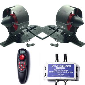 12V 300KV Underwater Thruster U92 Set,with Remote Control and ESC,21.4Kg(47.2LBS) Thrust Brushless Motor,Trolling Motor,for Kayaks/Inflatable Boats/Paddle Boards