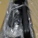 HOMLAND Foldable Rollator Walkers with Seat for Seniors, 8'' Big Wheels, 350 lb. Weight Capacity, Adjustable Handles and Seat Height, Lightweight Rolling Walker, Gold