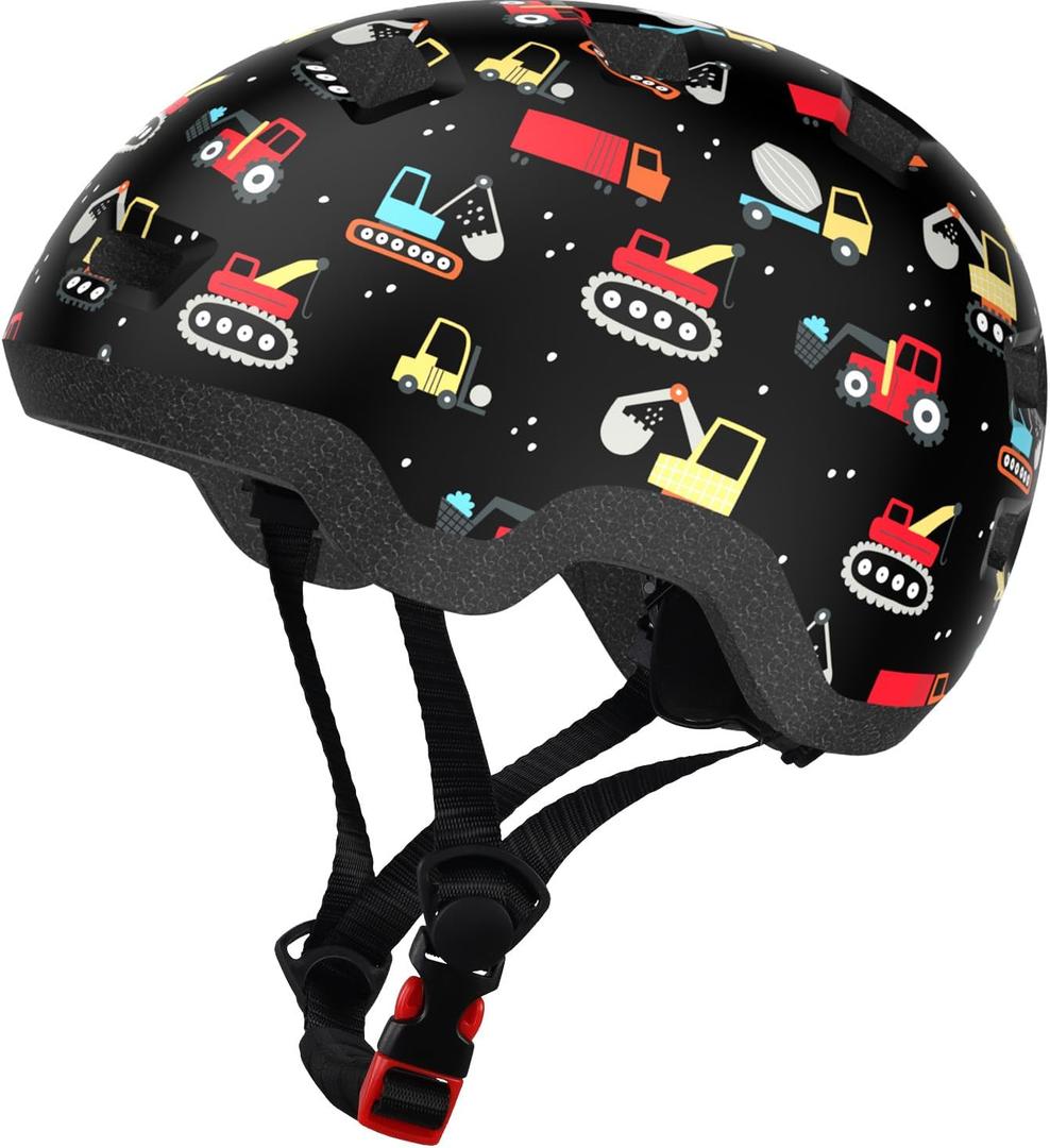 Toddler Bike Helmet for Toddlers Age 1-3/2-4/3-5-6Years Old, Baby Infant Bike Helmet for Boys and Girls for Cycling Scooter Skateboard - Adjustable Dial Fit (Car)