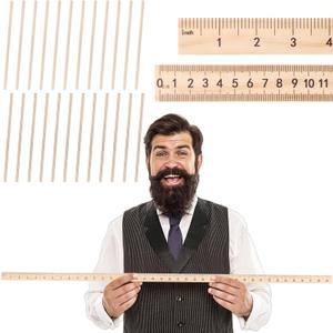 gisgfim 24 Pack 39 Inches Wood Double Sided Meter Stick Yard Stick Wood Economy Meterstick Wooden Ruler 100 Centimeters Measuring Yardstick Bulk School Classroom Home Office Kid Measuring Tailor Craft