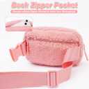 Uygafly Belt Bag with Initials,Fanny Packs Crossbody Bags for Women Girls Kids,Birthday Graduation Gifts for 5 6 7 8 9 10 11 12 13 14 15 16 Year Old Girl,Trendy Cute Purse Stuff - L,Peach