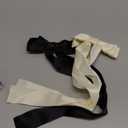 NAISIER 21 inch Silky Satin Hair Accessories: Large Ribbon Bows, Ponytail Holders, Silk Bowknots, and Metal Barrettes in Pink & White