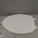 Bemis 1500EC Durable Wood Toilet Seat with Easy Clean Hinges, Made in USA, Elongated, Biscuit