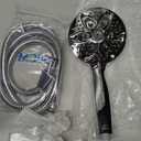 6-Setting Shower Head with Handheld, JDO High Pressure Hand held Shower Head, 4.7 Inch Chrome Detachable Showerhead Set with 59 Inch Stainless Steel Hose and Adjustable Showerhead Holder