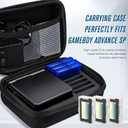 Carrying Case for Gameboy Advance SP,Game Case Holder for GBA SP Accessories,Durable Portable Storage Bag for GBA SP Accommodates 1 Charger,7 Game Cartridge Slots and 3 Cartridge Cases Simultaneously