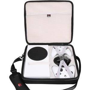 Mchoi Hard Carrying Case for Xbox Series S, Travel Case Storage Bag for Xbox Series S Console Wireless Controller & Gaming Accessories, Case only