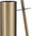 BGL Brushed Gold Toilet Brush and Holder, Stainless Steel Toilet Brushes for Bathroom with Holder