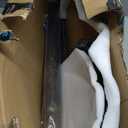 Heavy Duty Parking Sign Post Stand 49", 20lbs Cast Iron Base Sign Post for Outside Sign Holder, Yard Sign Stand, Street Sign Post, Black