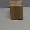 Glass Vase for Flowers, Rounded Small Blue Glass Vase for Home Decor Gift Centerpieces Events (Dark Blue & Gold)