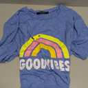 YEXIPO Womens Graphic Tees Short Sleeve Summer Tops Funny Letter Print Crew Neck Casual Loose Cute T Shirts Large