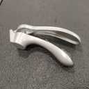 Garlic Press, Garlic Mincer Easy-squeeze Ergonomic Handle, Rust Proof, No Need To Peel, Professional Ginger Press & Garlic Crusher with Handy Cleaning Brush- Dishwasher Safe