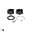 Rough Country Control Arm Joint Rebuild Kit (fits) X-Flex Upper Control Arms | RCJ101-1