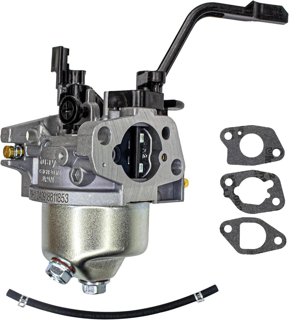 HUAYI P19-1 Generator Carburetor Fits Predator Generac Champion Honda 3500w 4375w 4000w 3000w 4500w 3550w 3650w 3250w Generator by 196cc 208cc 212cc 224cc Gas Generator