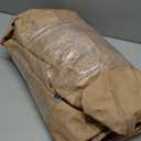 ULTCOVER Square Patio Heavy Duty Table Cover - 600D Tough Canvas Waterproof Outdoor Dining Table and Chairs General Purpose Furniture Cover Size 54 inch (Brown)