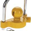 REESE Towpower 72783 Coupler Lock, Adjustable Storage Security, Heavy-Duty Steel, Yellow and Chrome ( Universal Fit)