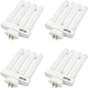 4 Pack CFML27VLX Replacement Fluorescent Light Bulb Compatible with Verilux Fluorescent Bulb 27 Watt 4-Pin GX10Q-4 Base, 6500K Daylight Compatible with Verilux Bulbs