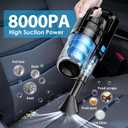17pcs Car Detailing Kit Interior Cleaner, Car Interior Cleaning Kit with Handheld Car Vacuum, Car Detailing Brushes, Windshield Cleaning Tool, Car Cleaning Supplies, Car Accessories for Men, Women