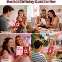 Ballet Birthday Card with Music & Motion, Cute Chicken Musical Birthday Cards for Girl, Sister, Granddaughter, Daughter, Mom, Pop Up Birthday Card for Kids, 5.9"x7.9"