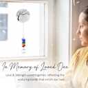 Memorial Suncatcher Ornament - A Limb has Fallen - Sympathy Gift for Loss of Loved One - Bereavement Keepsake - Hanging Crystal Decor - Loss of Mom Dad Friend - Mother's Day