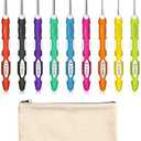 9 Pieces Crochet Hooks Ergonomic Crochet Hooks Set Needles for Arthritic Hands with a Case