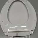 KOHLER K-4774-0 Brevia Elongated White Toilet Seat with Quick-Release Hinges And Quick-Attach Hardware For Easy Clean, White