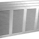 Vent Systems 16" x 8" Inch (Overall Dimensions) Pack of 3 - Galvanized - Air Vent Cover Metal Air Return Grill with Built-in Mesh Guard Screen HVAC Vent Duct Cover for Home Improvement