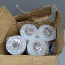 Stretch Film, RAZCC Stretch Wrap Industrial Strength, Shrink Wrap for Pallet Wrap, Heavy Duty Clear Plastic Wrap with Handles, Moving Wrapping Plastic Roll, 15" x 1000 Ft Per Roll, 60 Gauge, 4 Pack