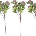 Purple Sedum Artificial Flower Stem
 (8 PC)