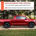 ACLONG Weatherstrip Window Seal Car Window Moulding Trim Sweep Felt Seal Kit Fit for Toyota Tundra Double Cab 2007-2019 68160-0C02068210-0C02068163-0C010 68164-0C010-4 Piece Set