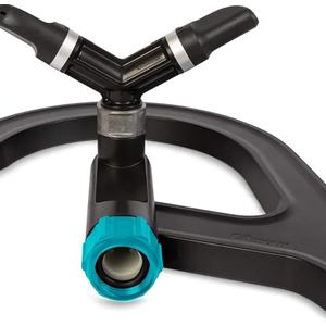 Gilmour 813443-1001 Whirling Stationary Base Adjustable Spot Sprinkler, Onyx