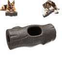 Unbreakable Dog Toy for Power Chewers, Large Dog Interactive Feeder with Food Cups & Treat Food Slow Feeder - Anxiety Relief with Pupscile for Large Breeds (Grey, Medium)