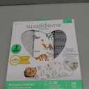 SwaddleMe by Ingenuity Monogram Collection Baby Swaddle, 100% Cotton, Improves Sleep & Calms Startle Reflex, 0-3 Months, Pocket Fold Design for Easy Changes, 1.0 TOG, 3-Pack - Dino Mite