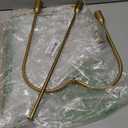 Perfnique 5-Candle Iron Candelabra, 17 Inch Antique Brass Gold Candle Holder, Hand-Forged Cast Gold Candle Holder for Wedding, Event, Christmas & Dining, Table Centerpiece Dcor