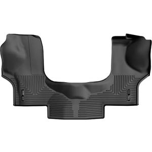 Husky Liners Weatherbeater Floor Mats | Fits 2015-2024 Chevrolet Express Van & GMC Savana Van 1500/2500 / 3500 | Front Row, 1-pc Black - 18741