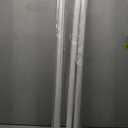 Extra Long No-Drill Tension Curtain Rod 40-166 Inches (4-14Ft), Heavy Duty Adjustable Rod for Outdoor Patio Curtains, Large Windows, Room Divider & Bathroom, White