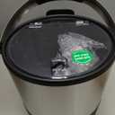 Oggi Insulated Ice Bucket, 4 Quart / 3.8 L, Stainless Steel, Black.