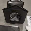 Heated Cat House for Indoor Cats in Winter, Waterproof, Fully Insulated Shelter for Stray and Feral Cats, Great for Cat Houses for Outdoor Cat and Cat Beds for Indoor Cats (BlackHeat, Small)