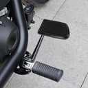 Motorcycle Brake Pedal Cover Large Brake Lever Pad Fit for Harley Softail Street Bob Fat Bob FXBB FXFB 2018-2025 Pure Black