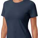 Alaroo Womens Summer Tops Short Sleeve Shirts Crewneck Basic Tee (Gray, S)
