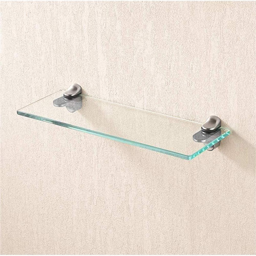 Adjustable Wood/Glass Shelf Bracket Solid Metal Wall Mount 2 Pcs or One Pair,Polished Chrome (k839-4PCS) with Glasses