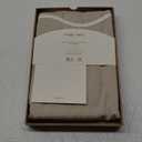 Double Stitch Cotton Tencel Pillow Cases Scalloped  Queen Size Pillow Cover Set of 2, Eucalyptus Lyocell Cooling Pillowcases for Hot Sleepers, Envelope Closure, Soft & Cozy, Sandstone, 20" x 30"