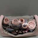 MESCOMB 5 in 1 High-Speed Hot Air Styler - Professional Frizz-Free Hair Dryer Brush, Fast Drying Hair Dryer with Diffuser, No Heat Damage Air Styler Wrap - Curl, Volumize Gift for Women (Soft Pink)