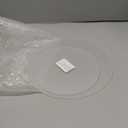 Round Cake Stand - 12 Inch Diameter Acrylic Dessert Display Stand with Crystal Chandelier, Cupcakes Serving Plate for Party Wedding Birthday Festival Event Decorations (Clear)