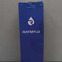 Insulated Water Bottle 20 oz, Triple Wall Vacuum Stainless Steel (Cold for 48 Hrs), Leak Proof & Non-BPA, Kids Water Bottle Jug for School with Straw Spout Lids, Ombre: White/Black