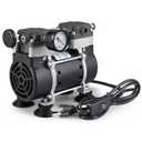 Vacuum Pump 50 L/Min with Switch, Oilless Pump with Vacuum Meter & Silencer, 6 m PTFE Tape, for Lab Electronics Aquarium, 110V