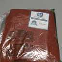 H.VERSAILTEX Thermal Insulated Blackout Window Panels Microfiber Formaldehyde-Free Kids Curtains for Holiday Season Home Decoration, Grommet Top, 52 by 96 - Inch - Orange - Set of 2