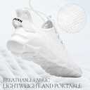 Sneakers for Men Running Casual Lightweight Tennis Shoes Walking Athletic Gym Workout Shoes Summer (9.5, White)