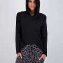 Real Essentials 2 Pack: Women's Soft Long Sleeve Sleep Set - Comfortable Lounge Pull Over Hoodie and Henley Jogger (XXL)